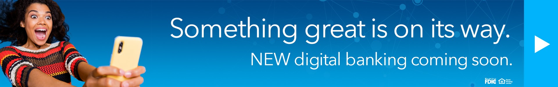 Digital Banking - homepage banner ad