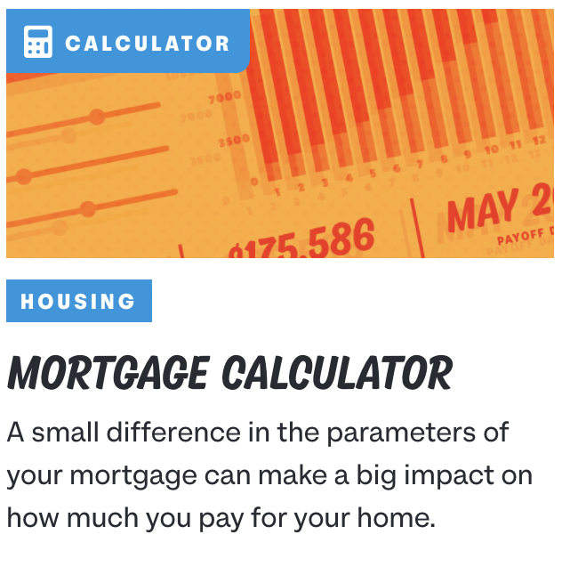 Banzai - mortgage calculator link graphic