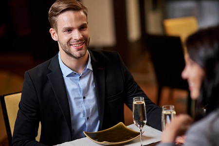 Business CC page - dinner photo
